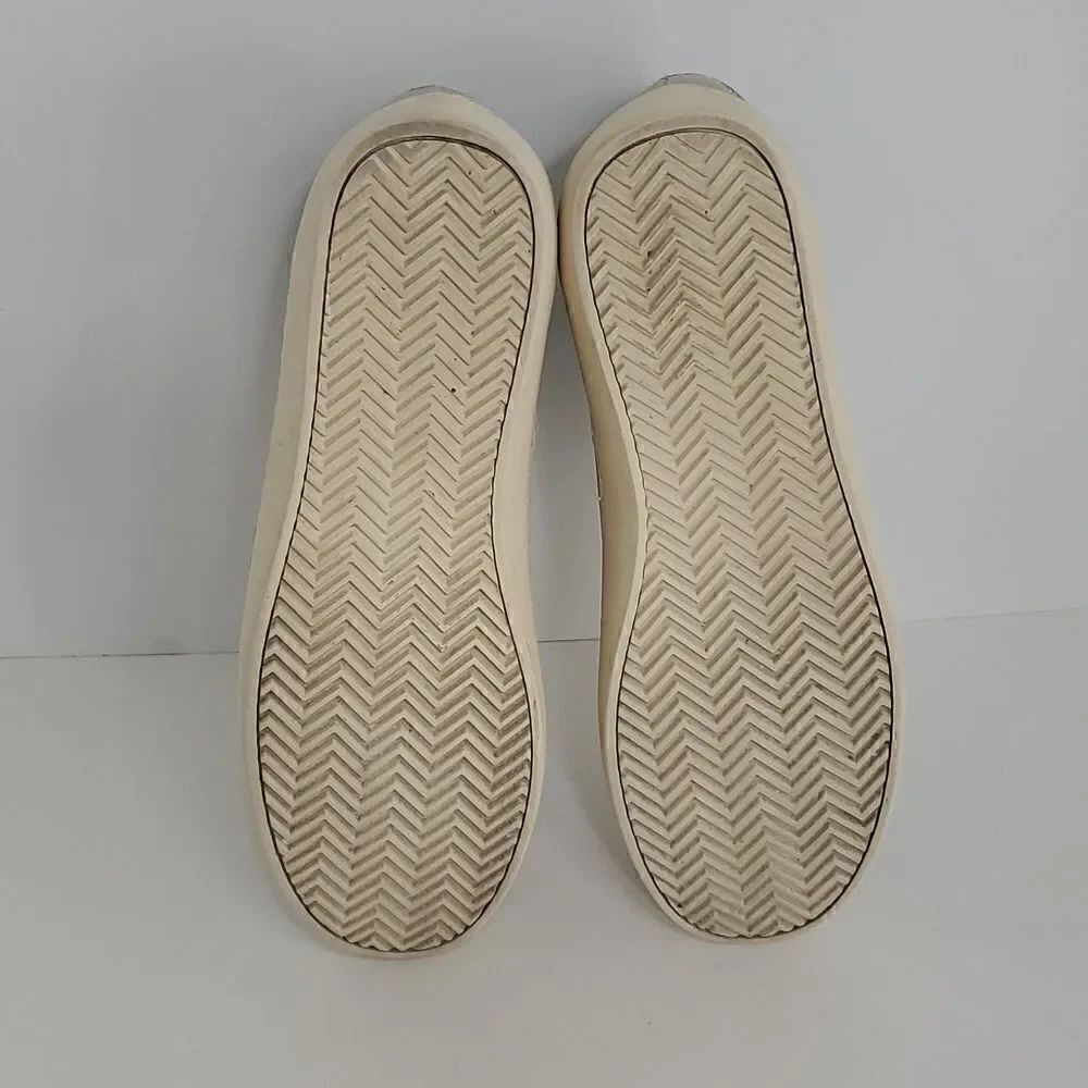White Raven Impulse Faux Leather Python Sneakers Size 6.5 - Picture 6 of 11